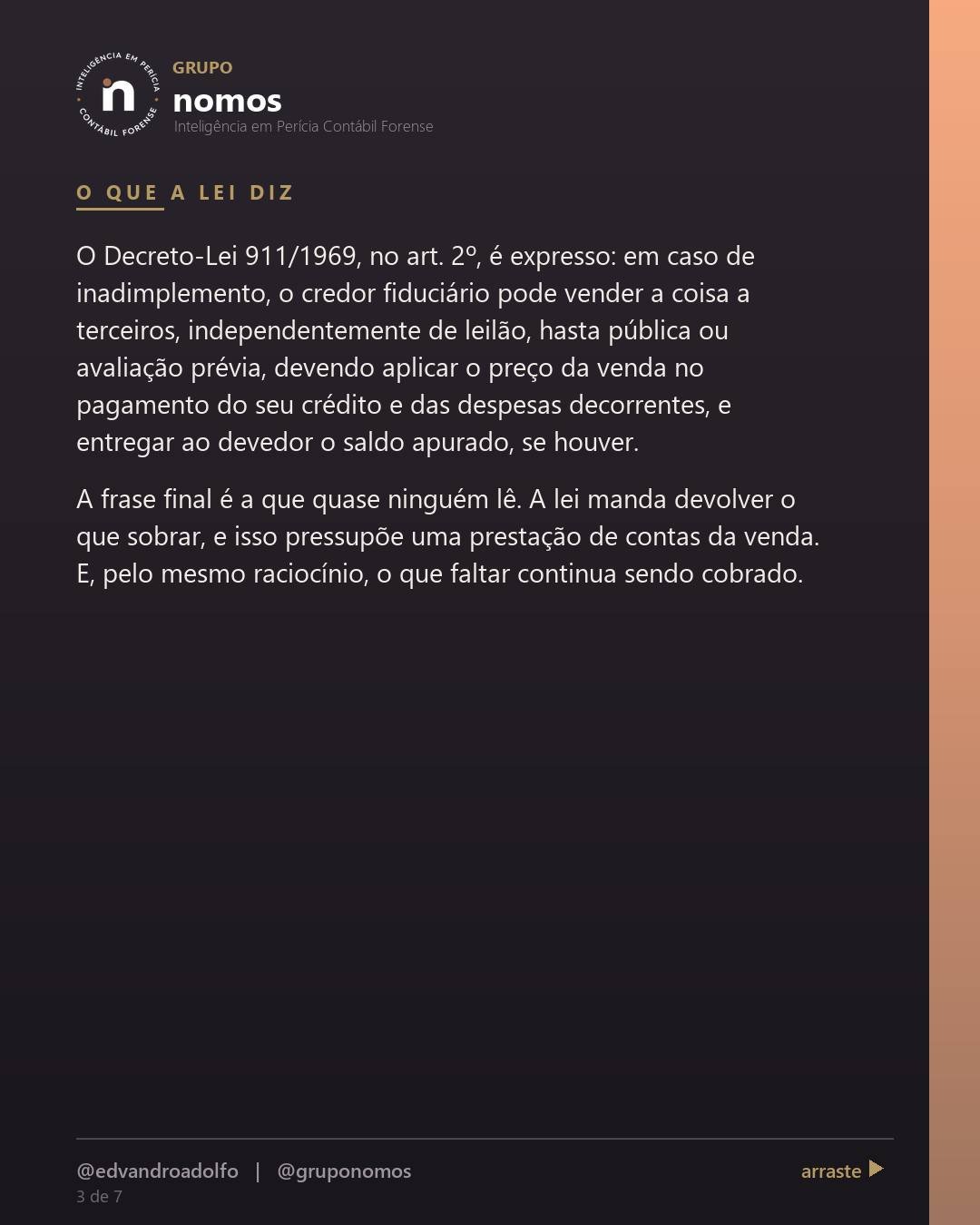 Cartão 3 de 7 do carrossel: O banco tomou meu carro, então a dívida está quitada.