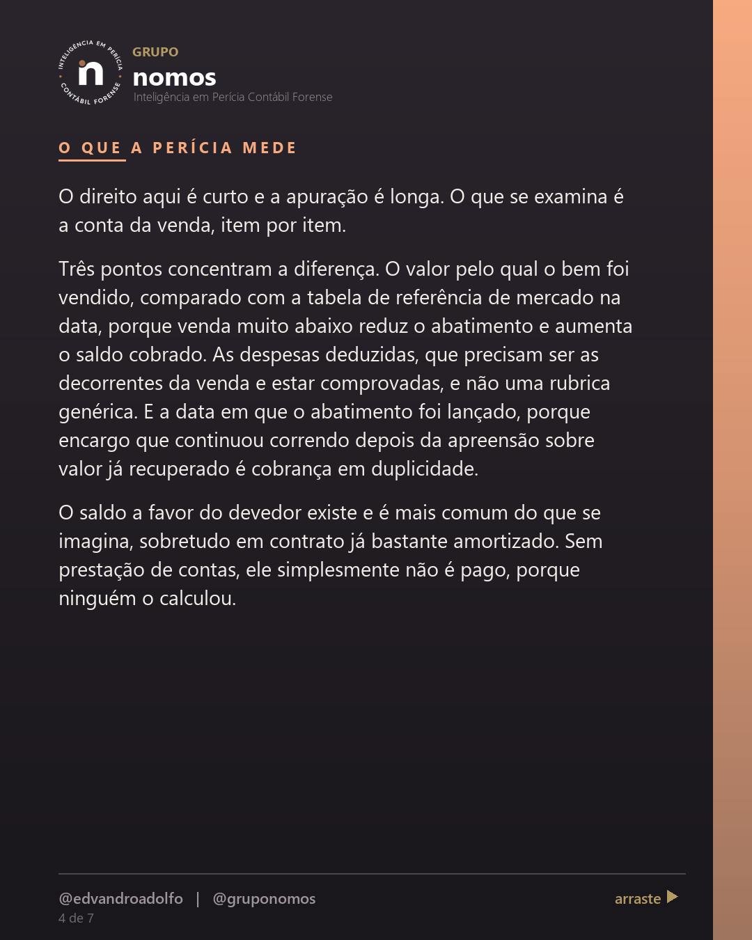 Cartão 4 de 7 do carrossel: O banco tomou meu carro, então a dívida está quitada.