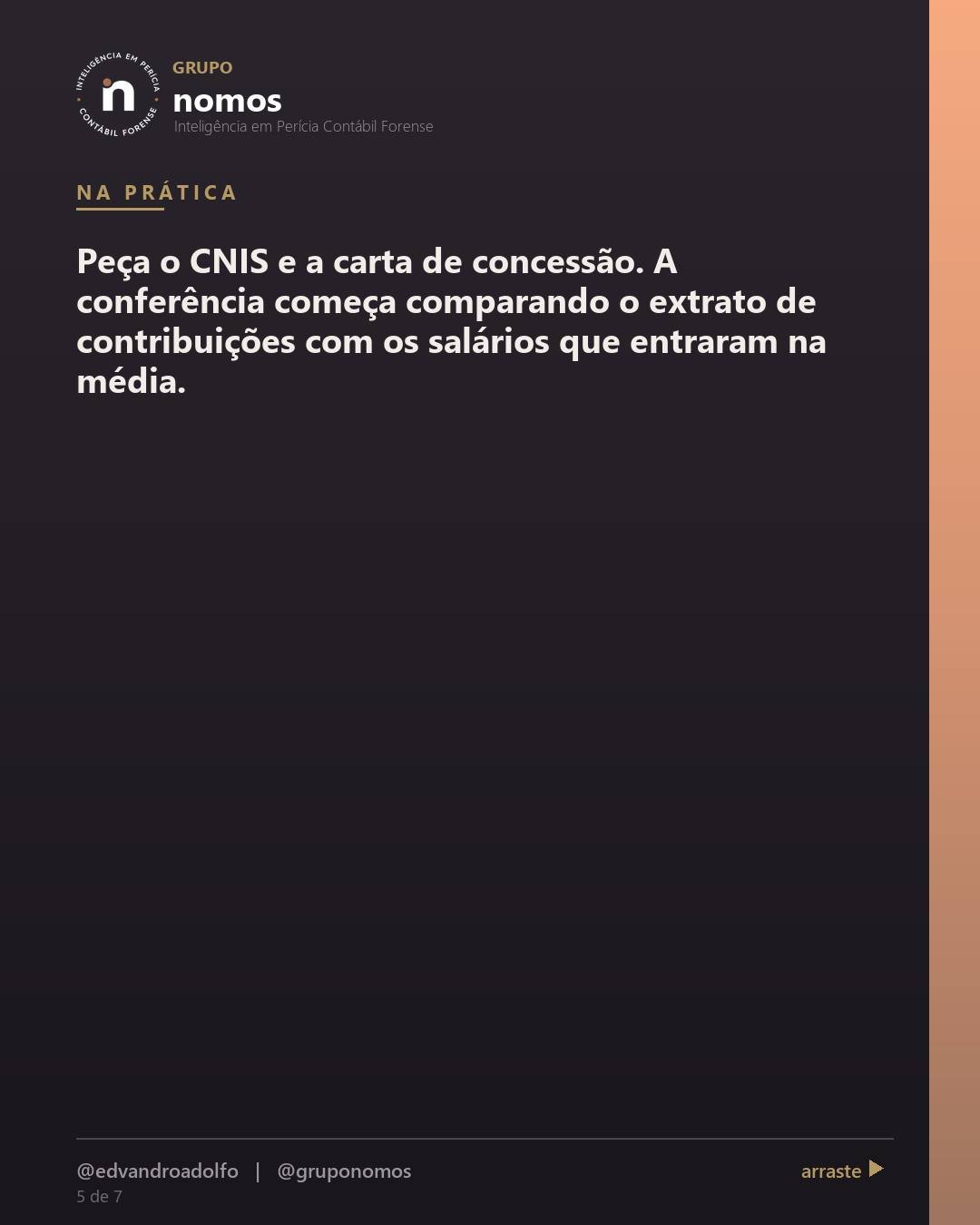 Cartão 5 de 8 do carrossel: Depois que o INSS concede, não dá mais para revisar o benefício.