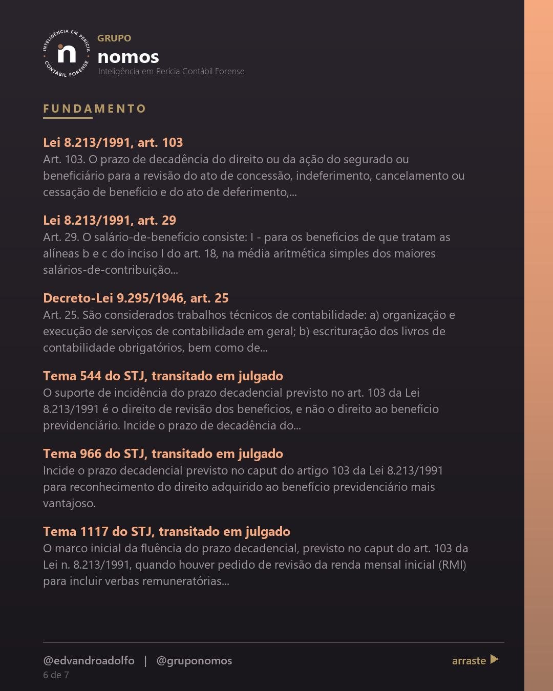 Cartão 6 de 8 do carrossel: Depois que o INSS concede, não dá mais para revisar o benefício.