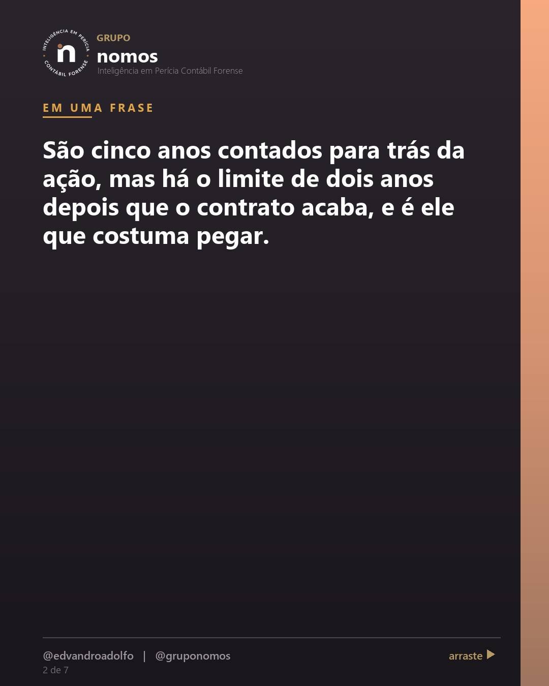 Cartão 2 de 7 do carrossel: Hora extra prescreve em cinco anos, então perdi tudo o que é mais antigo.