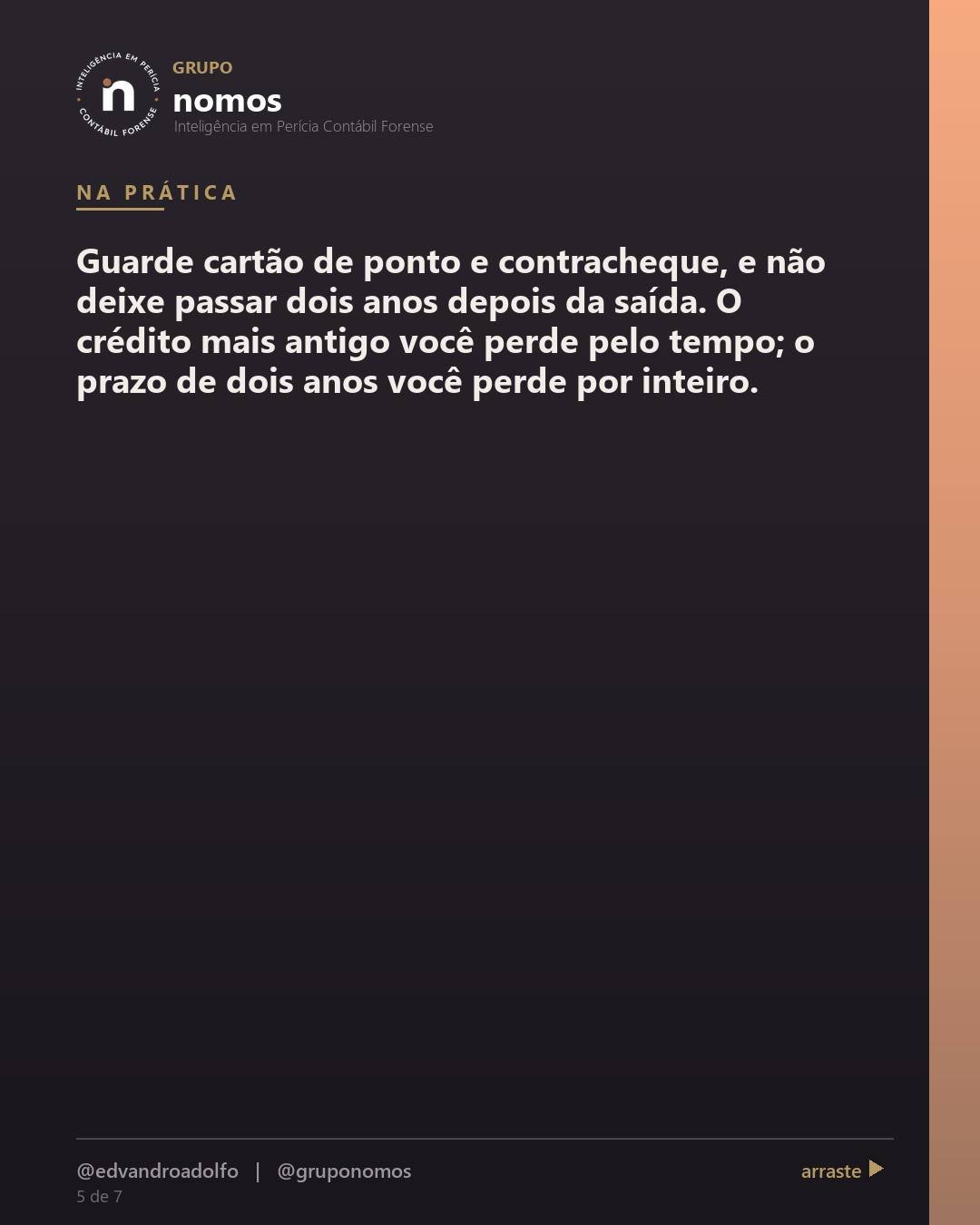 Cartão 5 de 7 do carrossel: Hora extra prescreve em cinco anos, então perdi tudo o que é mais antigo.