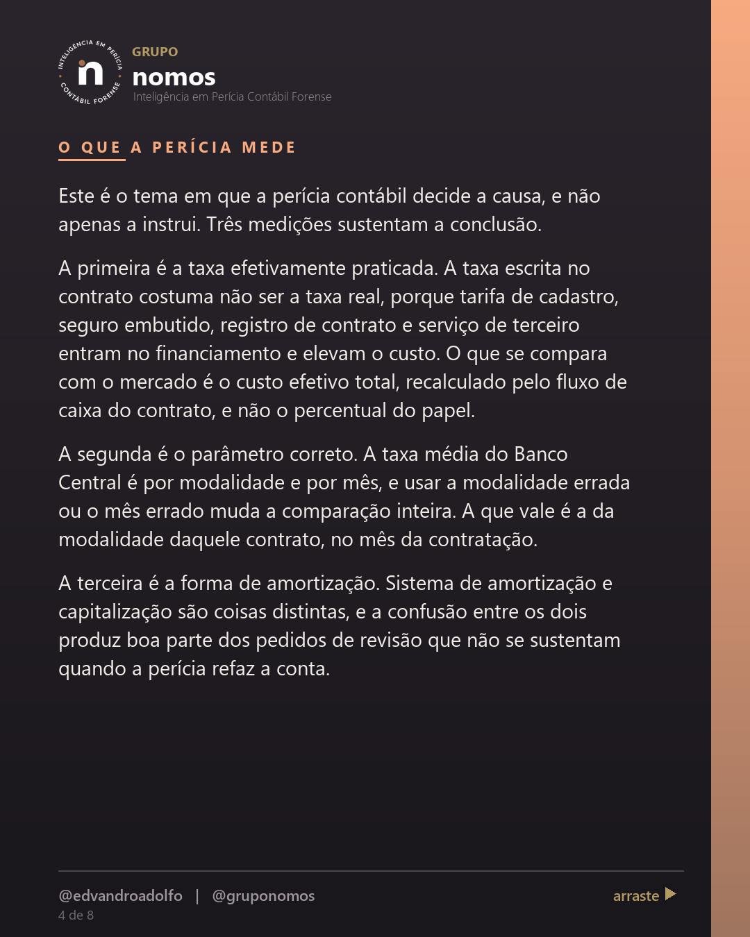 Cartão 4 de 8 do carrossel: Juros de banco acima de 12% ao ano são abusivos.