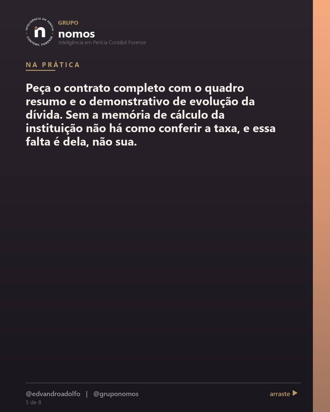 Cartão 5 de 8 do carrossel: Juros de banco acima de 12% ao ano são abusivos.