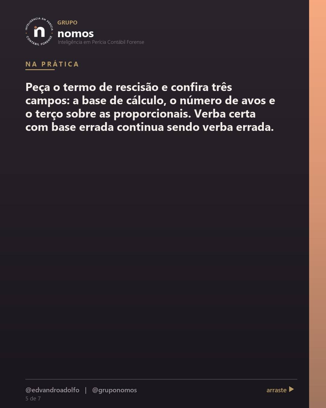 Cartão 5 de 7 do carrossel: Se o funcionário pediu demissão, ele não tem direito a nada.